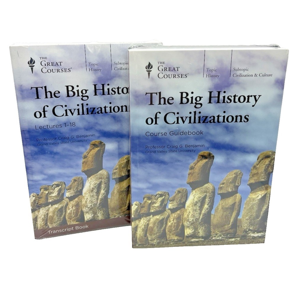 The Big History of Civilizations Course Guidebook & Lectures 1-18 NEW Sealed